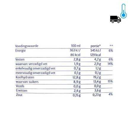 Melkan Vanille Vla 0.5L/Natillas Vainilla