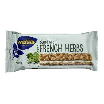 Wasa Sandwich Cheese & French Herbs x2