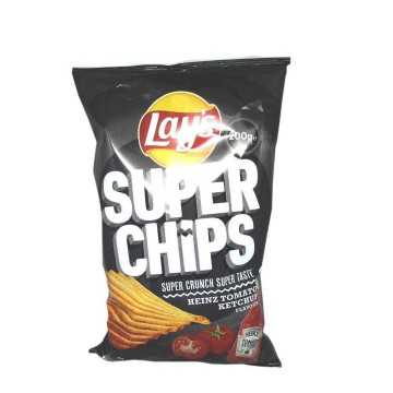 Lay's Superchips Ketchup 200g/ Patatas Con Sabor Ketchup