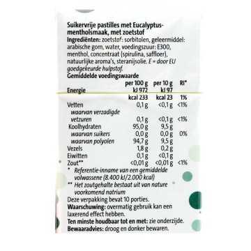 CostaBlanca Menthol Keelpastilles Suikervrij / Caramelos de Menta Sin Azúcar 100g