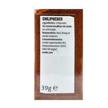 CostaBlanca Chilipoeder / Chili en Polvo 39g