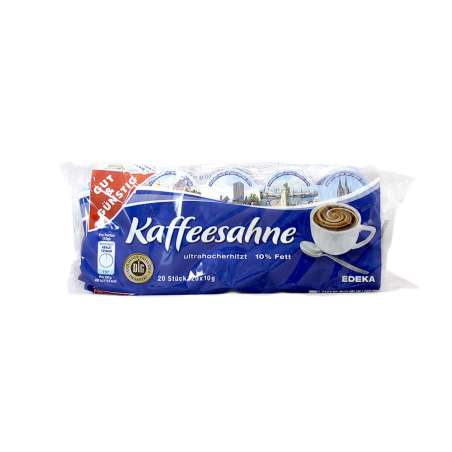 Gut&Günstig Kaffeesahne Ultrahoccherhitzt / Nata para café UHT x20