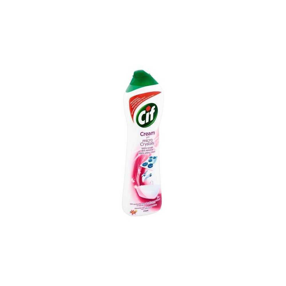 Cif Cream Pink Flower Schuurmiddel 750ml/ Cleaner Cream