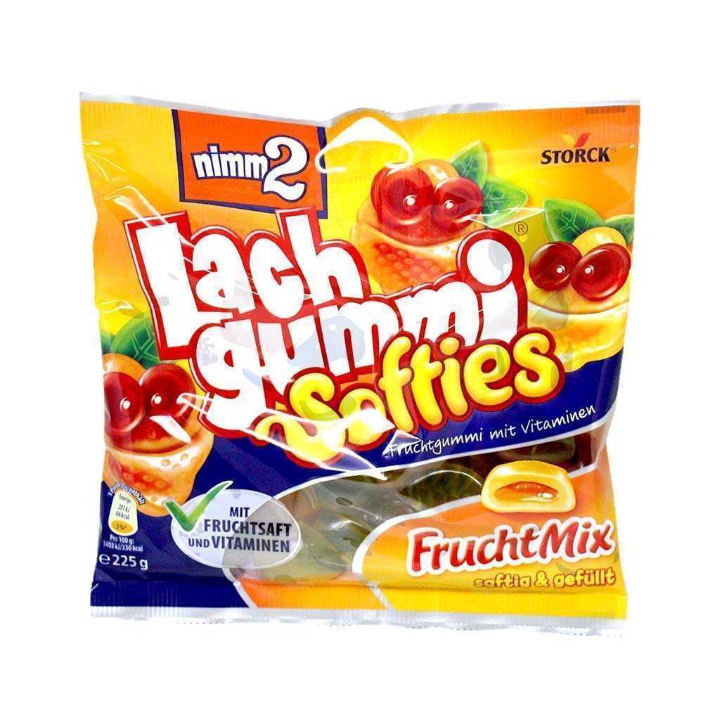 Nimm2 Lachgummi Softies Fruchtmix / Soft Fruit Gummies 225g