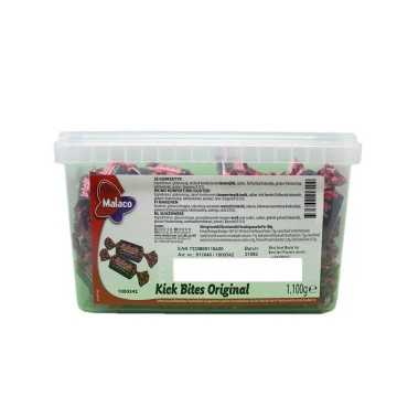 Malaco Kick Bites Original / Soft Liquorice Toffee 1,100Kg