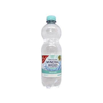 Gut&Günstig Mineral Wasser Medium / Agua con Gas 0,5L