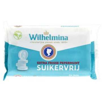 Wilhelmina Suikervrij Extra Frisse Pepermunt / Sugar Free Mint Candies 3x37g