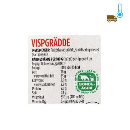 Arla Köket Vispgrädde 36% / Whipping Cream 50cl