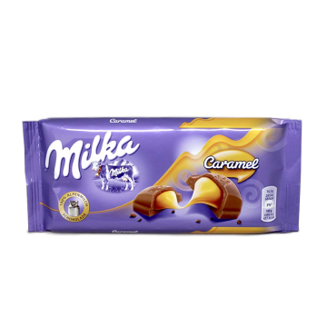 Milka Caramel / Barra de Chocolate con Caramelo 100g