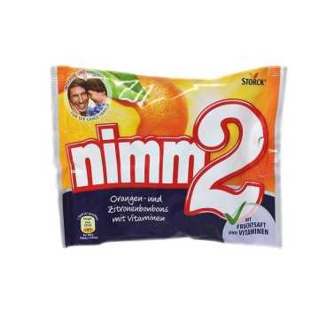 Storck Nimm2 Orangen und Zitronenbonbons / Caramelos de Naranja y Limón 145g