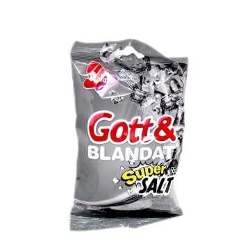 Malaco Gott&Blandat Super Salt Licorice 130g