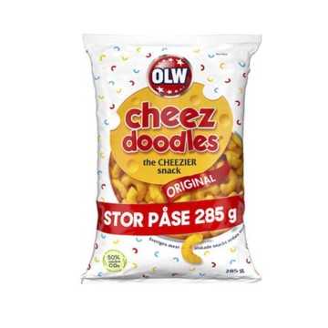 Olw Cheez Doodles Original / Aperitivo de Queso 285g