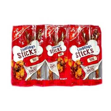 Gut&Günstig Lieblings Sticks Reich an Rind x5/Snack para Perro con Ternera