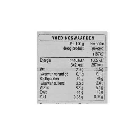 Honig Macaroni Volkoren / Wholemeal Macaroni 500g