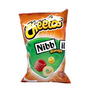 Cheetos Nibb it Rings / Snacks de Maíz sabor Paprika y Queso 110g