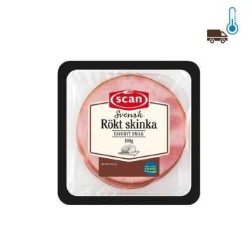 Scan Rökt Skinka / Jamón Ahumado en Lonchas 100g