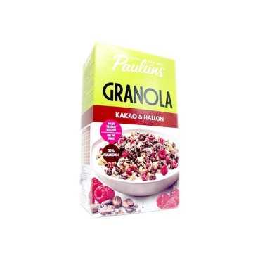 Pauluns Granola Kakao & Hallon/ Granola de Cacao y Frambuesas 450g