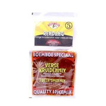 Toko Lien Rendang 5 Boemboe Especiaal / Pasta de Especias Picantes para Pollo 100g