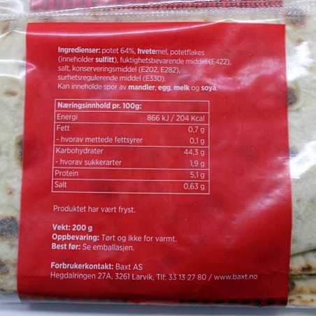 Berthas Lefserull / Potato Wraps x5