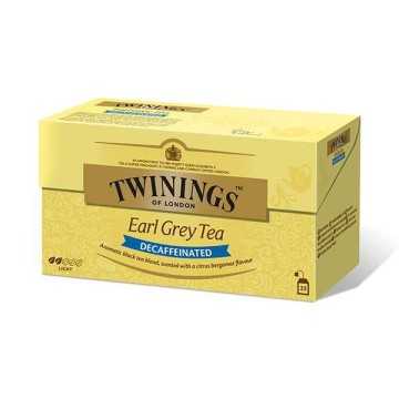 Twinings Decaf Earl Grey tea / Té Earl Grey Descafeinado x20