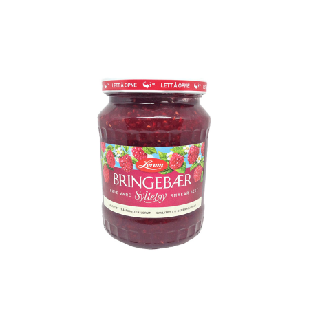 Lerum Bringebærsyltetøy / Raspberry Jam 800g