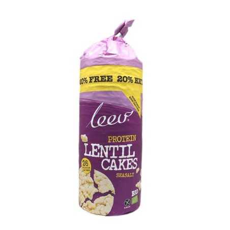 Leev Protein Lentil Cakes Seasalt 120g