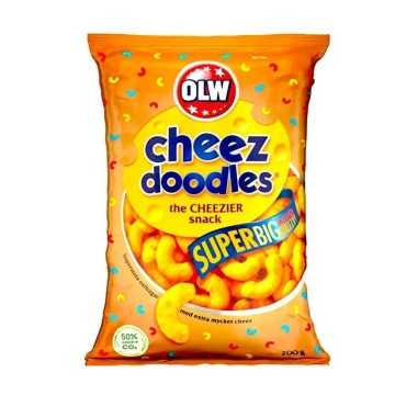 Olw Super Cheez Doodles / Aperitivo de Queso 200g