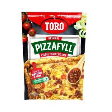 Toro Pizzafyll Tomat Og Løk / Sazonador para Pizza con Tomate y Cebolla 52g