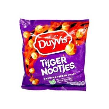 Duyvis Tijger Nootjes Paprika Fiesta Smaak / Crunchy Peanuts Paprika Flavour 275g