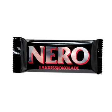 Nidar Nero Lakrissjokolade / Chocolatina Rellena de Regaliz 40g