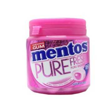 Mentos Chewing Gum Pure Fresh Bubble Gum Flavor / Chicle Relleno 100g