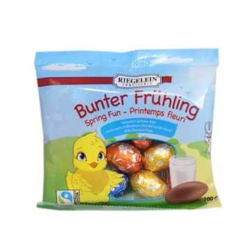 Riegelein Bunter Frühling / Huevos Chocolate con Leche 100g