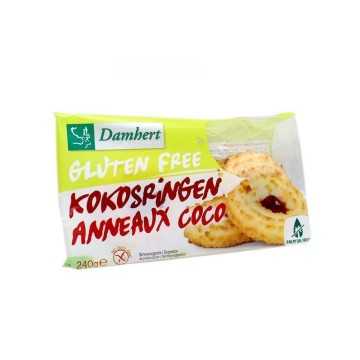 Damhert Gluten Free Kokosringen / Galletas de Coco 240g