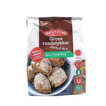 Møllerens Grove Rundstykker Glutenfrie / Mix para Pan Sin Gluten 405g