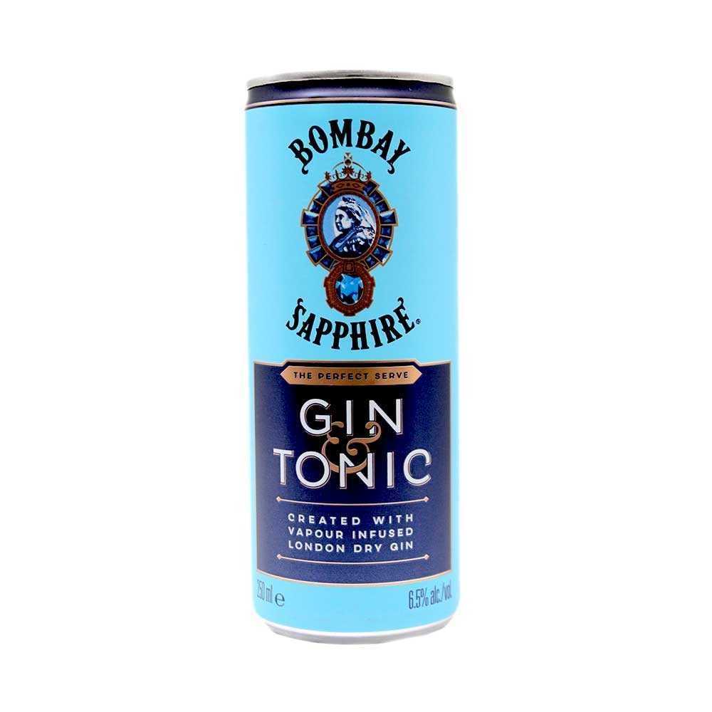 Bombay Sapphire Gin&Tonic 6,5% alc / Gin Tonic 250ml