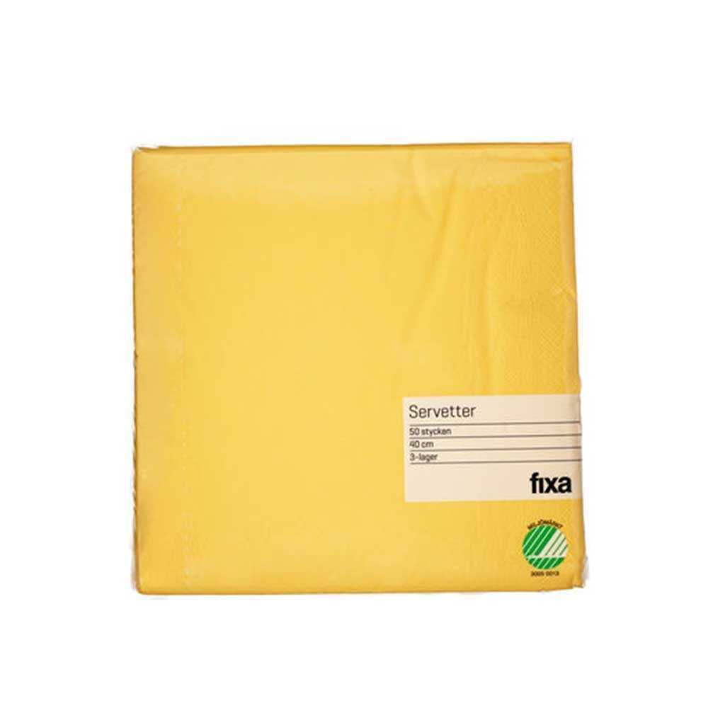 Fixa Servetter / Yellow Napkins x30