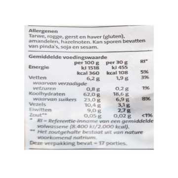 CostaBlanca Biologisch Muesli van Granen, Noten en Vruchten / Muesli Biológico 500g