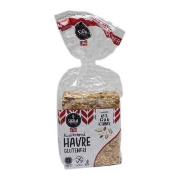 Sigdal Knekkebrød Havre Glutenfri / Pan Crujiente Sin Gluten 190g