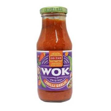 Go-Tan Wok Chilli Garlic Sauce / Salsa Wok Chili y Ajo 240ml