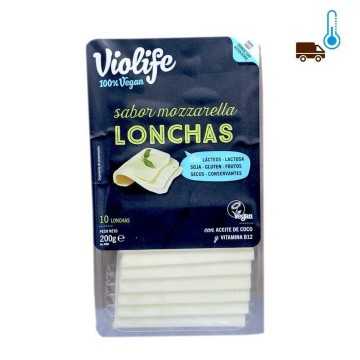 Violife Lonchas Sabor Mozzarella 200g