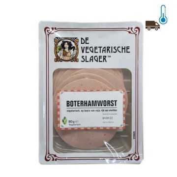 De Vegetarische Slager Boterhamworst / Embutido Vegano en Lonchas 80g