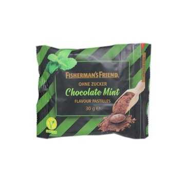 Fisherman’s Friend Chocolate Mint / Caramelos Sin Azúcar de Chocolate y Menta 30g