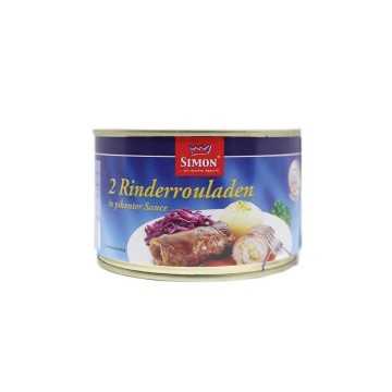 Simon Zwei Rinderrouladen in Pikanter Sauce / Ternera Enrollada en Salsa Picante 400g