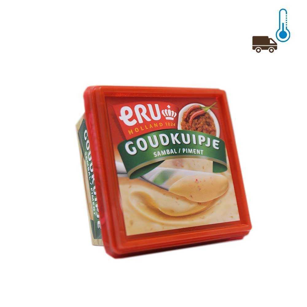 Eru Goudkuipje Sambal / Queso de Untar Picante 100g