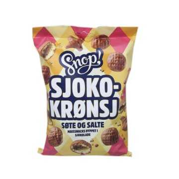 Snop! Sjokokrønsj Søte og Salte / Snacks de Maíz con Chocolate 200g