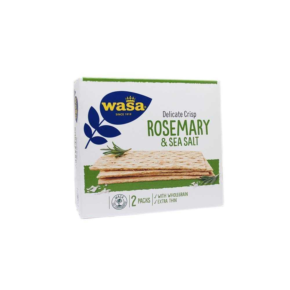 Wasa Delicate Crisp Rosemary & Sea Salt 190g