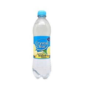 Crystal Clear Sparkling Lemon Flavour / Agua con Gas sabor Limón 50cl