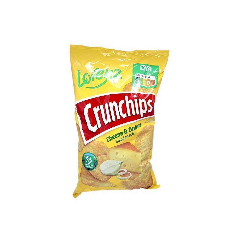 Lorenz Crunchips Cheese&Onion / Patatas Fritas sabor Queso y Cebolla 175g