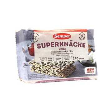 Semper Superknäcke Chia / Pan Crujiente con Chía 140g