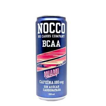 Nocco Miami Strawberry / Bebida Energética Sabor Fresa 330ml